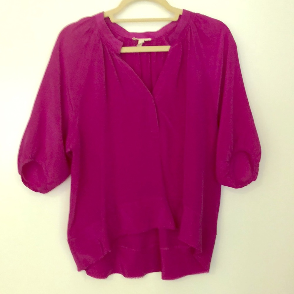 Magenta Blouse